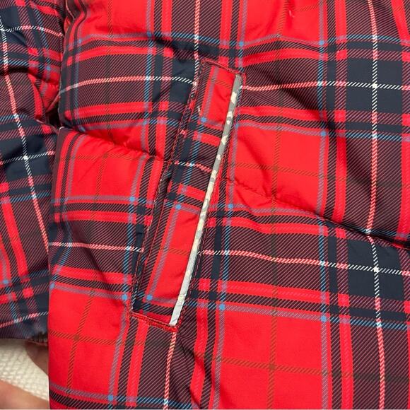Mini Boden plaid winter jacket - Picture 7 of 9